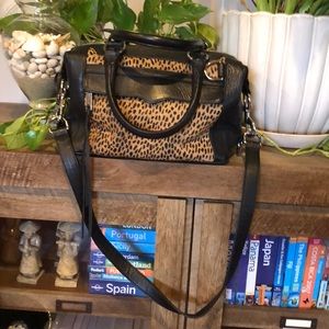 Rebecca Minkoff Morning After Faux Leopard Bag